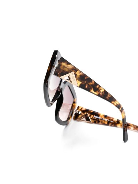MISSONI EYEWEAR butterfly-frame tortoiseshell-effect sunglasses - Brown