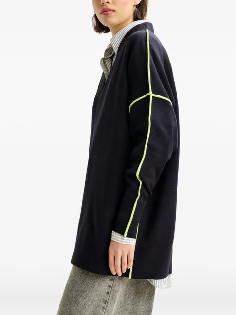 Essentiel Antwerp Inside v-neck sweater - Blue