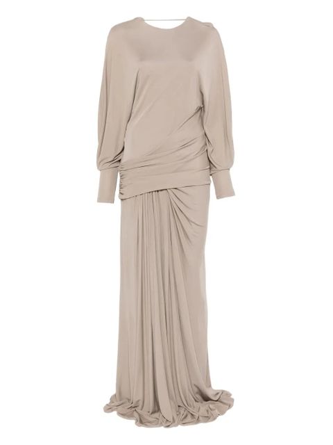Christopher Esber draped jersey dress - Grey - zdjęcie produktu nr 1