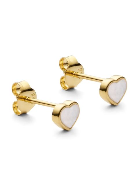 Design Letters kolczyki ze srebra pokrytego złotem - zdjęcie produktu nr 2