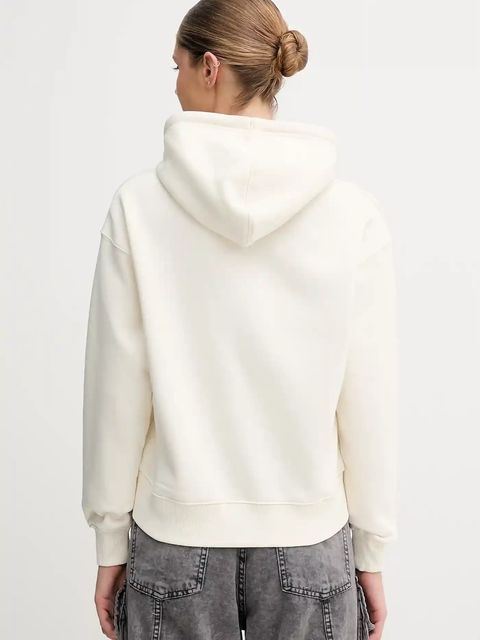 Pepe Jeans bluza damska kolor beżowy z kapturem z nadrukiem PL5800001 - zdjęcie produktu nr 2