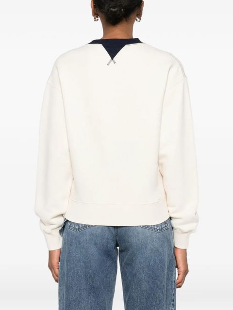 JW Anderson contrast crew neck knitwear - Neutrals