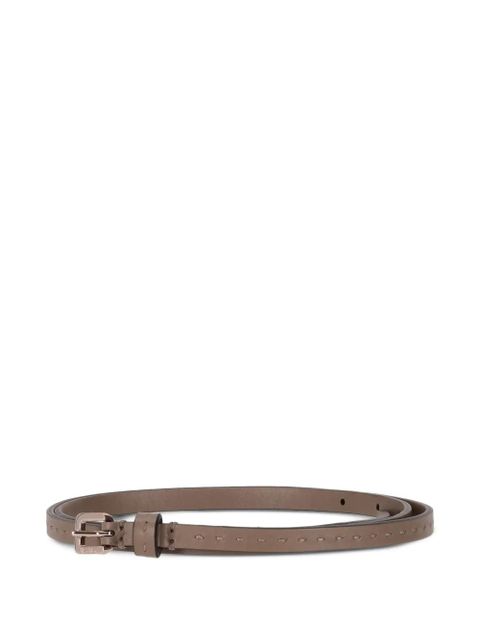 Max Mara stitched-detail belt - Brown