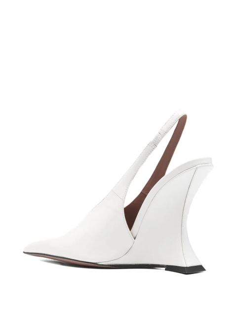 Paris Texas sculpted-heel pumps - White