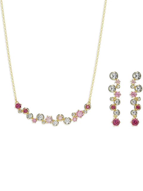Swarovski Constella gold-tone crystal necklace set - zdjęcie produktu nr 2