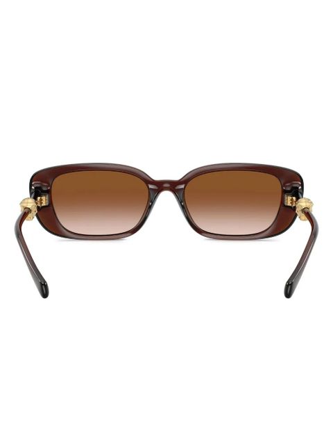 Versace Eyewear Medusa-embellished sunglasses - Brown