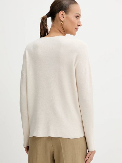 OUI sweter damski kolor beżowy 93708