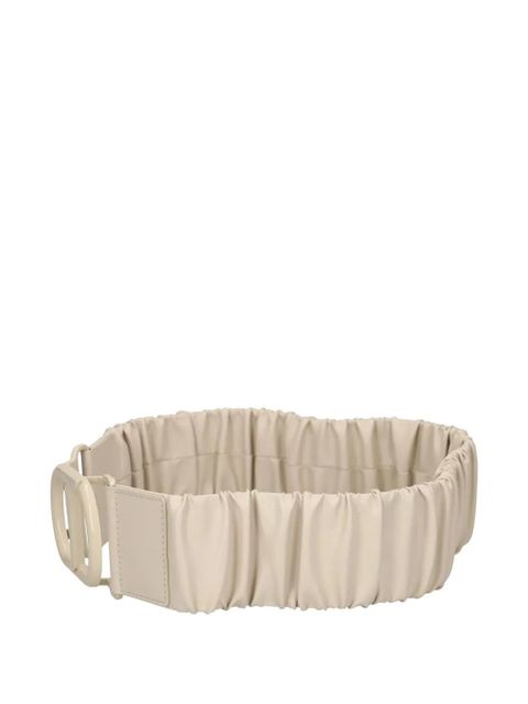 TWINSET pleated buckle belt - Neutrals
