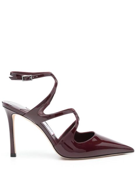 Jimmy Choo 95mm Azia pumps - Red - zdjęcie produktu nr 1