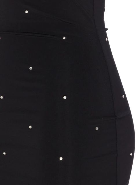 AMIRI crystal-embellished mini dress - Black