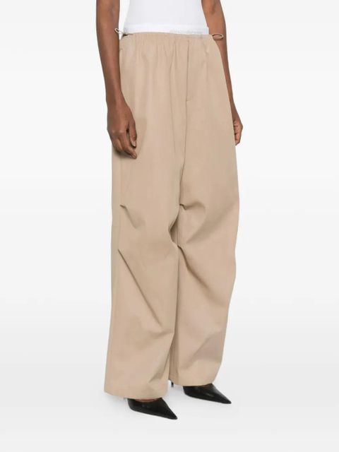 Alexander Wang elasticated-waistband palazzo pants - Neutrals - zdjęcie produktu nr 1