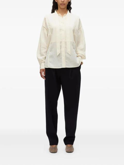 3.1 Phillip Lim tie-neck puff-sleeve shirt - White - zdjęcie produktu nr 2