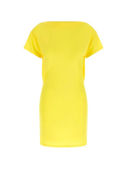 Jacquemus The Mistral draped-back mini dress - Yellow - zdjęcie produktu nr 1