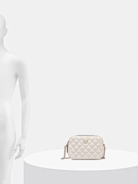 Guess torebka GIULLY kolor beżowy HWQG96 73140