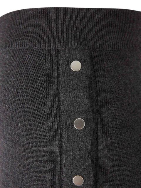 Jil Sander press-stud trousers - Black