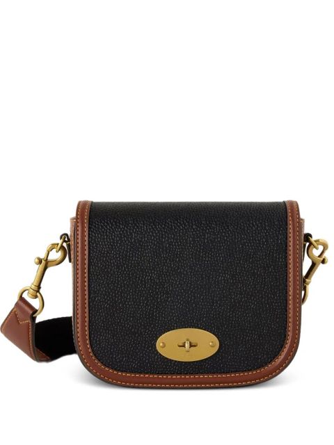 Mulberry small Darley grained leather satchel bag - Black - zdjęcie produktu nr 1