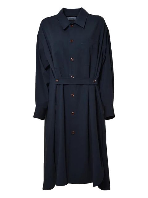 LEMAIRE wool shirtdress - Blue - zdjęcie produktu nr 1