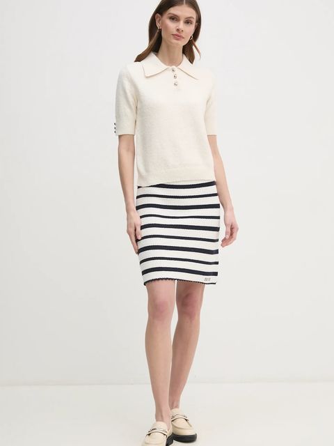 OUI sweter damski kolor beżowy 91943 - zdjęcie produktu nr 2