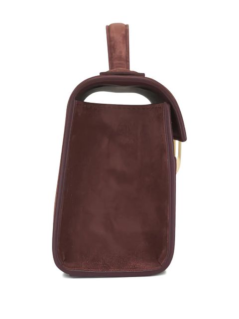 Savette Symmetry suede tote bag - Brown
