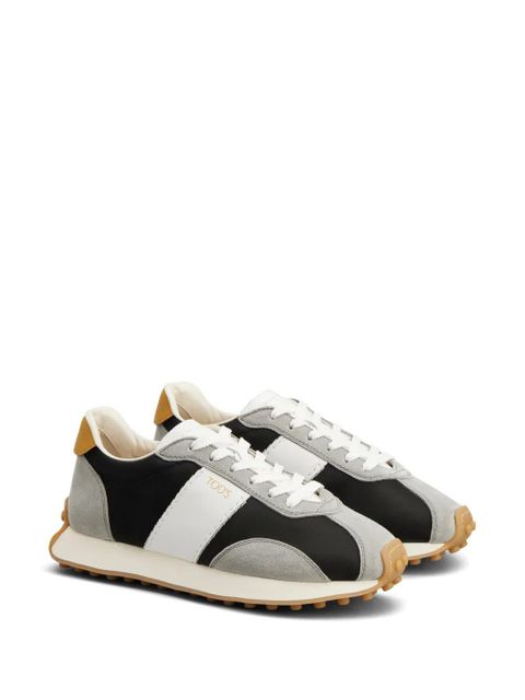 Tod's suede-trimmed sneakers - Grey - zdjęcie produktu nr 2