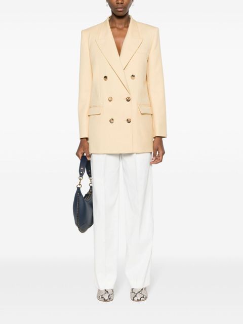 ISABEL MARANT Staya straight-leg trousers - White - zdjęcie produktu nr 2