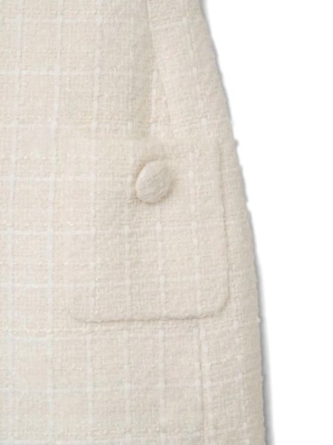 Marc Jacobs tweed pocket mini dress - Neutrals