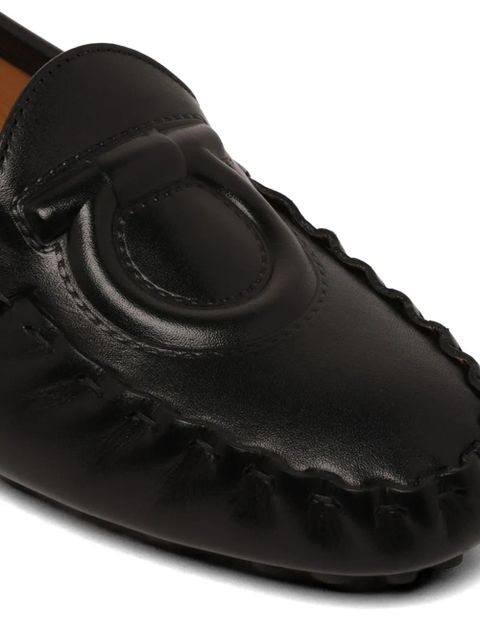 Ferragamo logo-detail loafers - Black - zdjęcie produktu nr 2