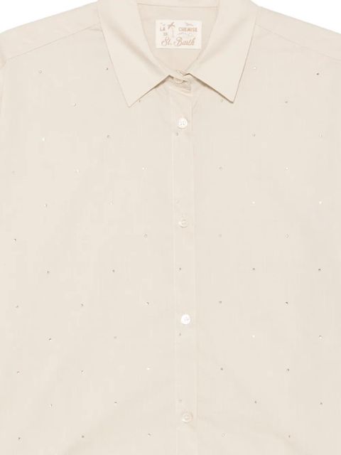 MC2 Saint Barth Meredith strass-embellishment shirt - Neutrals