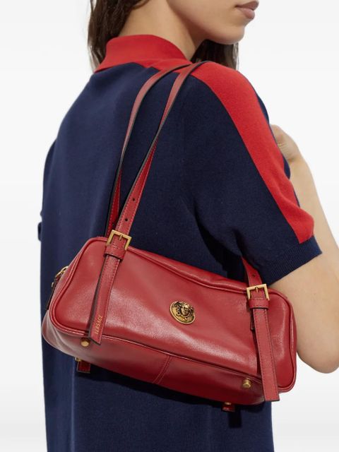 Versace buckle medusa leather tote bag - Red - zdjęcie produktu nr 2