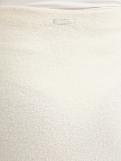 Calvin Klein spódnica wełniana kolor beżowy midi rozkloszowana LV144E366G - zdjęcie produktu nr 2
