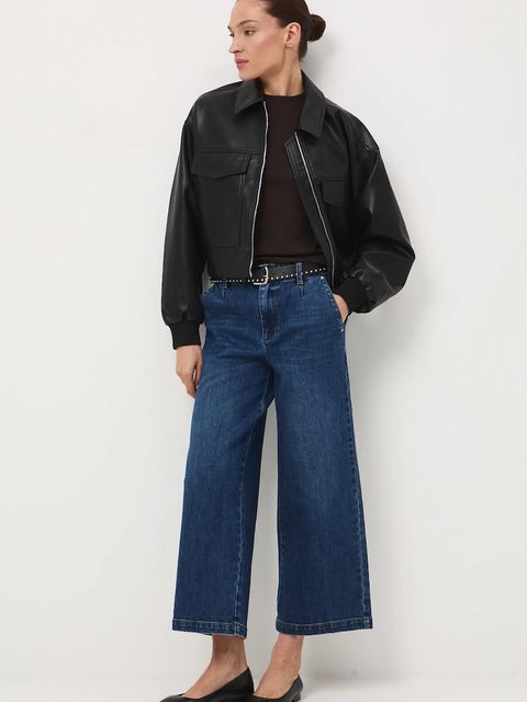 Medicine jeansy damskie kolor granatowy - zdjęcie produktu nr 1