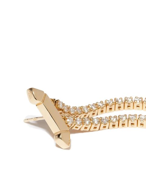 EÉRA 18kt yellow gold diamond single earring