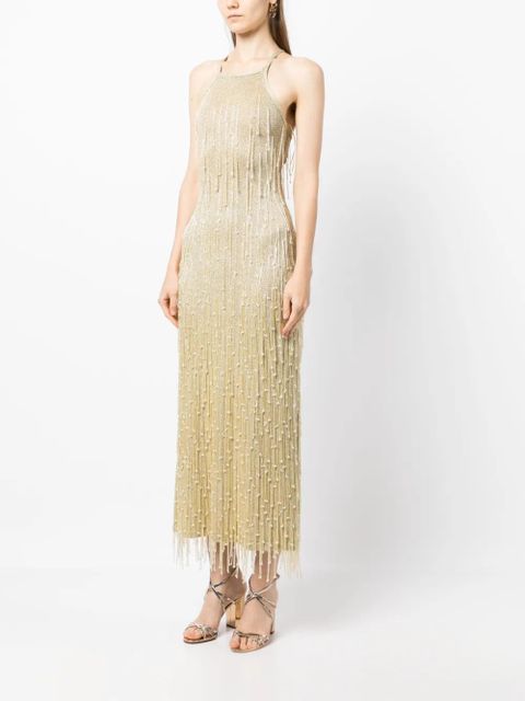 Cult Gaia Zion knitted dress - Gold - zdjęcie produktu nr 2