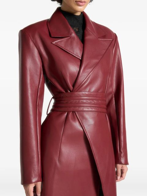 Manière De Voir Malya detachable-belt coat - Red - zdjęcie produktu nr 1