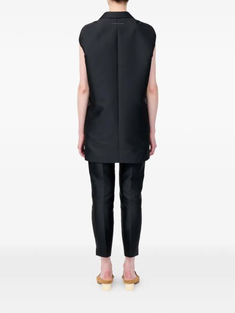 MM6 Maison Margiela sleeveless waistcoat - Black