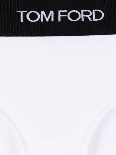 TOM FORD logo waist briefs - White - zdjęcie produktu nr 2