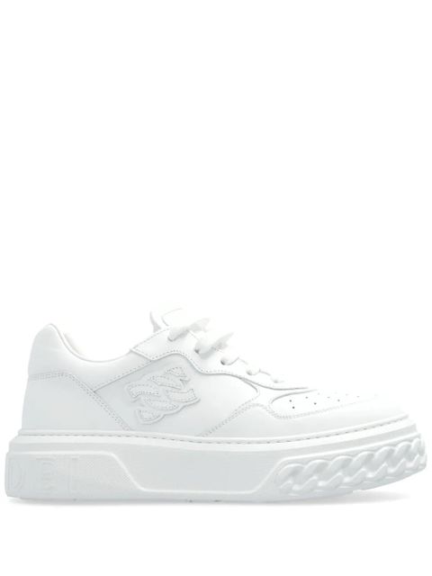 Casadei logo-patch sneakers - White - zdjęcie produktu nr 1