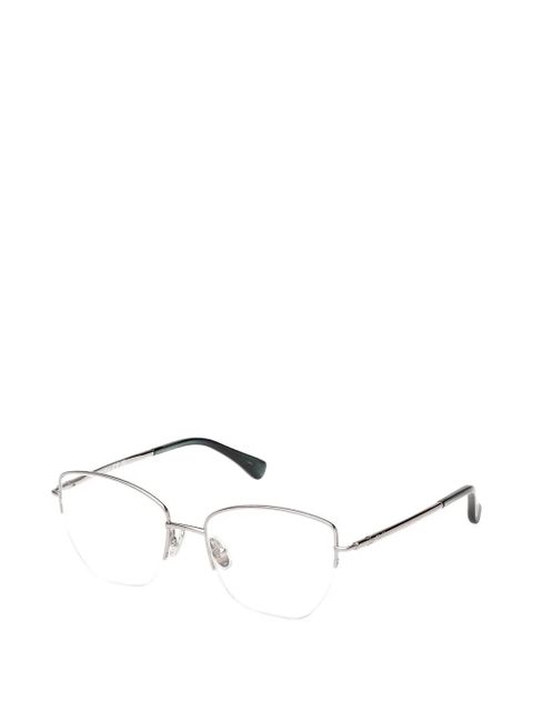 Max Mara Eyewear half-rim glasses - Silver - zdjęcie produktu nr 2