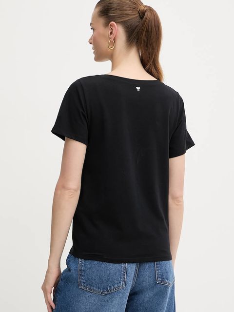 Weekend Max Mara t-shirt damski kolor czarny 2515971022600 - zdjęcie produktu nr 2