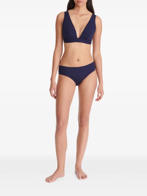 ERES Chrome triangle-cup bikini top - Blue