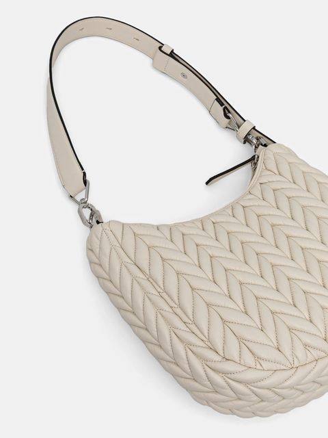 Karl Lagerfeld torebka K/WEAVE kolor beżowy B1W30080