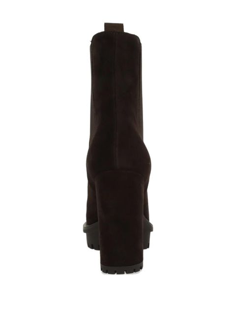 Gianvito Rossi 70mm suede ankle boots - Brown