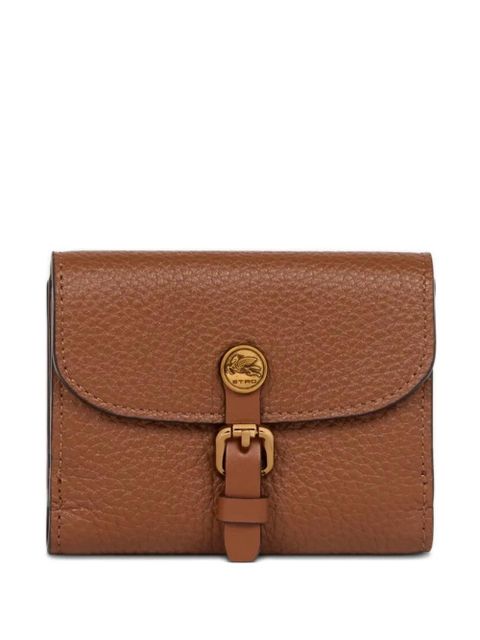 ETRO small tumbled-leather wallet - Brown - zdjęcie produktu nr 1