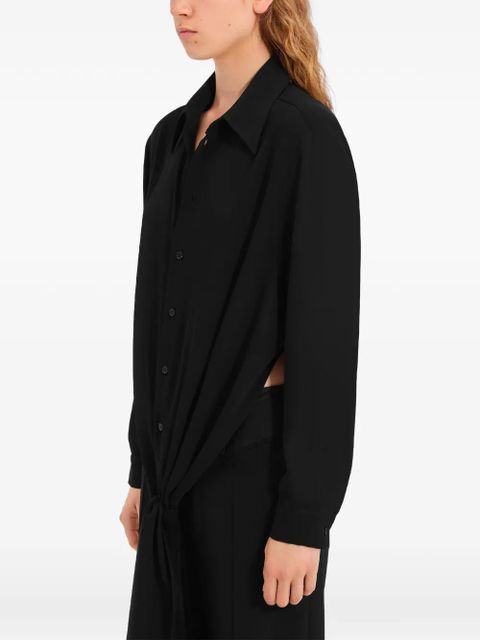 MM6 Maison Margiela button-fastening shirt - Black