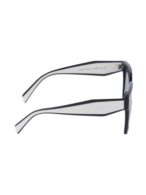 Prada Eyewear rectangle-frame sunglasses - Black - zdjęcie produktu nr 2