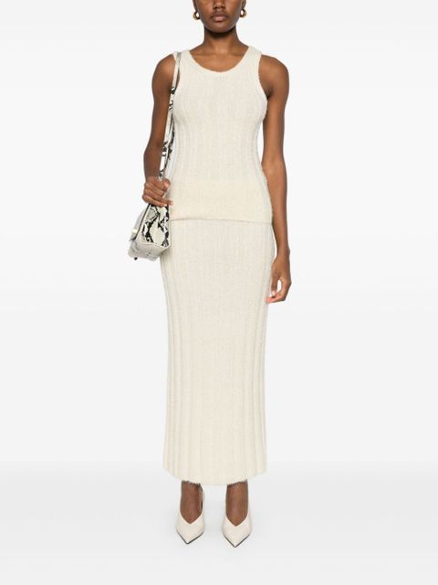 KHAITE Lena tank top - Neutrals