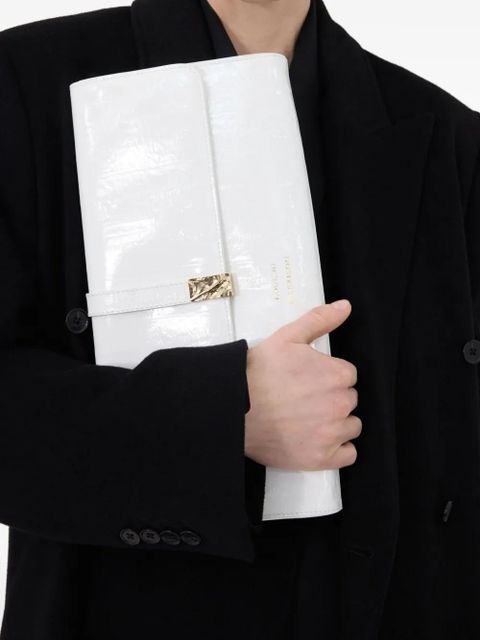 LouLou de Saison Lydian clutch bag - White - zdjęcie produktu nr 2