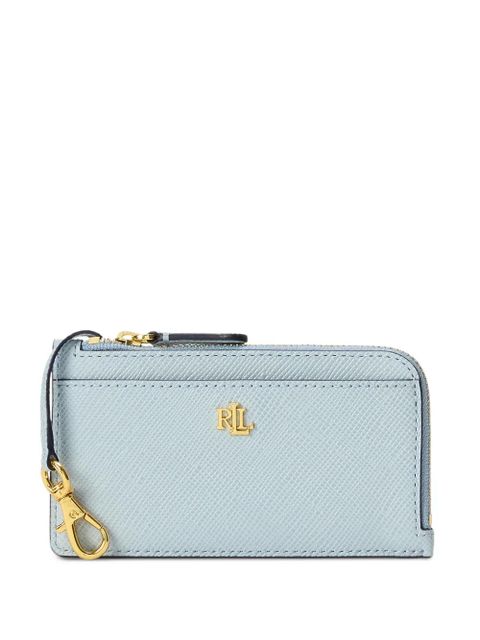 Lauren Ralph Lauren logo-plaque leather wallet - Blue - zdjęcie produktu nr 1