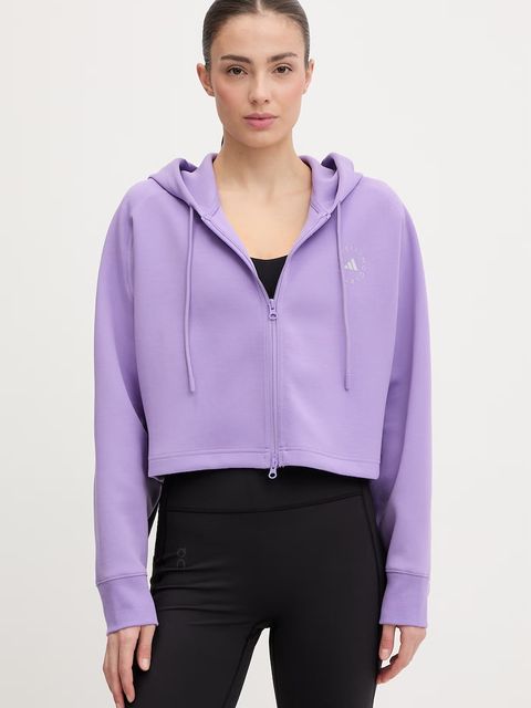 adidas by Stella McCartney bluza sportowa damska z bawełną - zdjęcie produktu nr 2