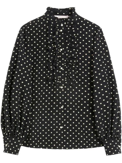 Valentino Garavani Plusdepois-print shirt - Black - zdjęcie produktu nr 2